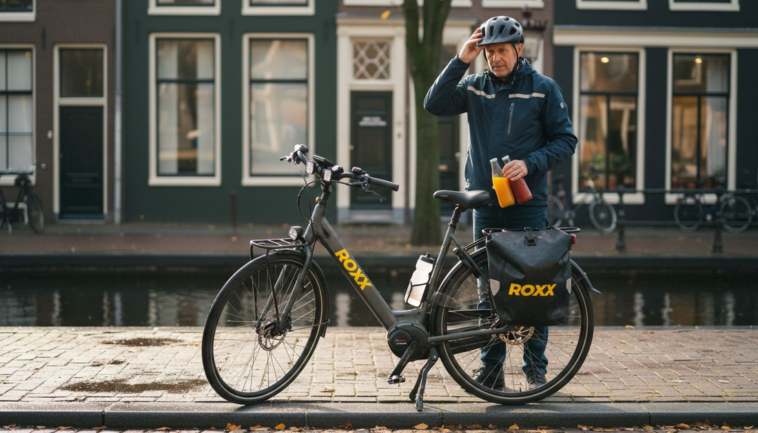 Man met e-bike accessoires meldt parkeerprobleem in binnenstad