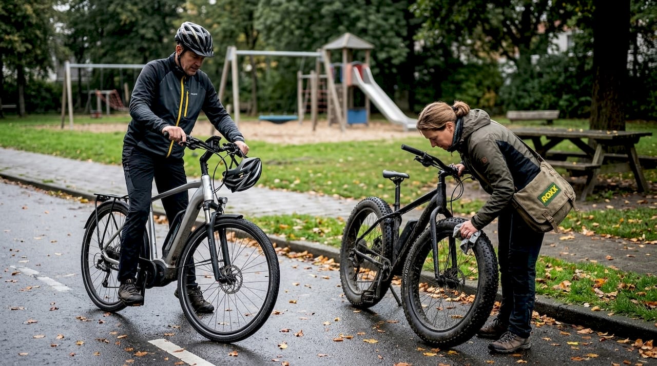 E-bike en fatbike: hoe doen ze het in stadsparken?