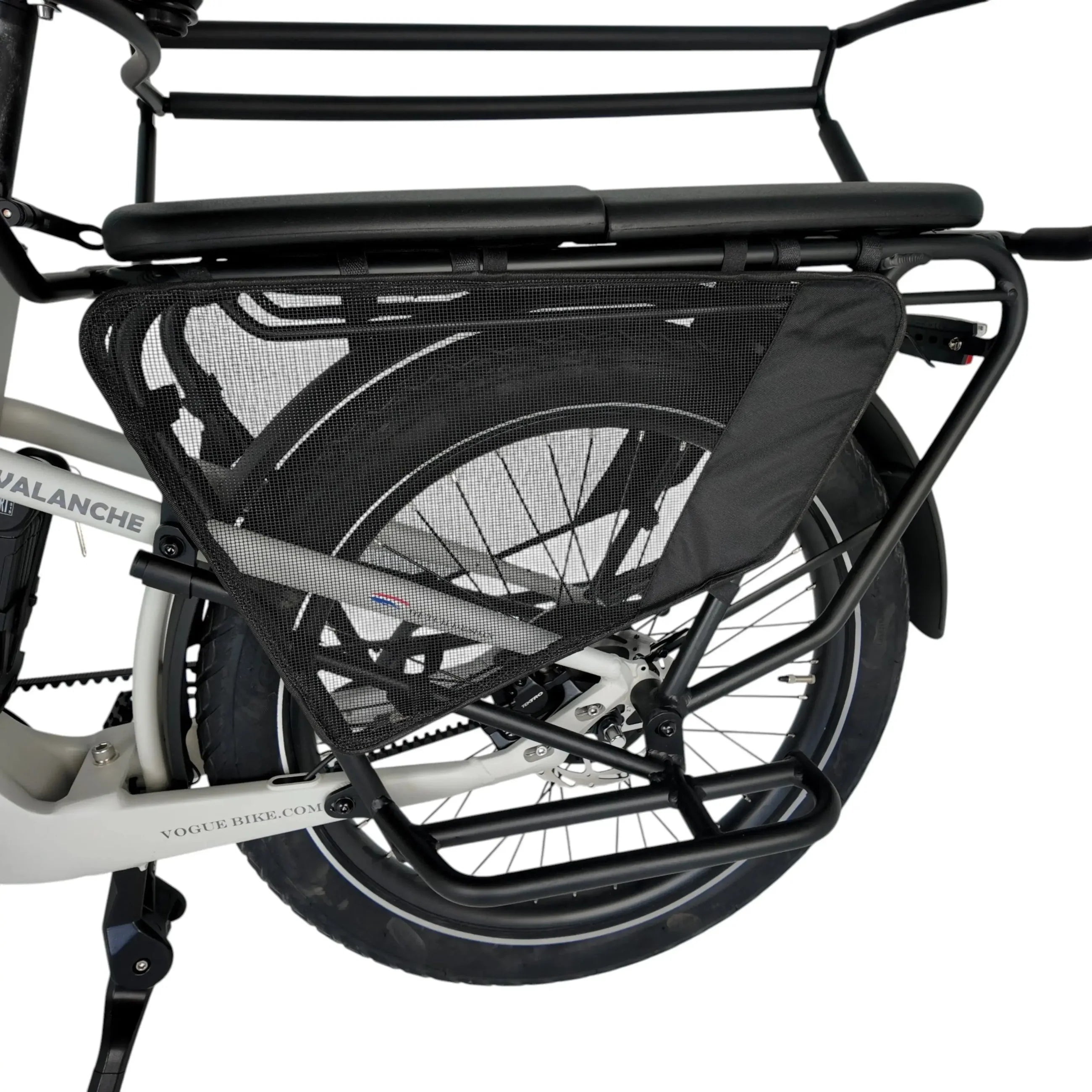 Vogue Avalanche Grijs – Elektrische Gezinsfiets Lage Instap | Voor 2 Kinderen