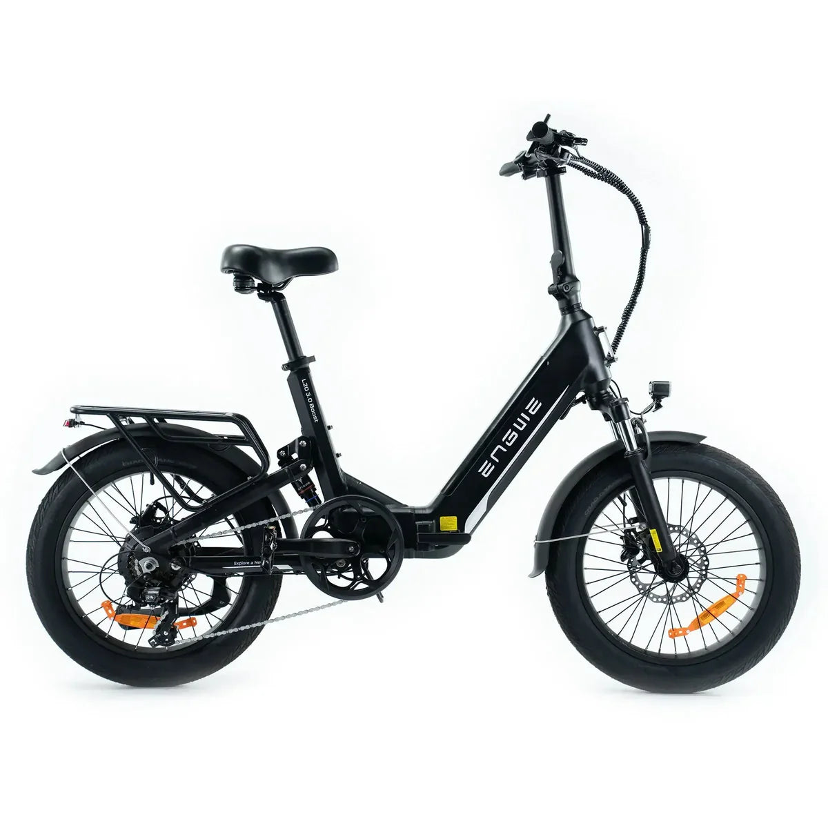 ENGWE L20 3.0 Boost Zwart Elektrische Fiets – Comfort voor Elke Rit