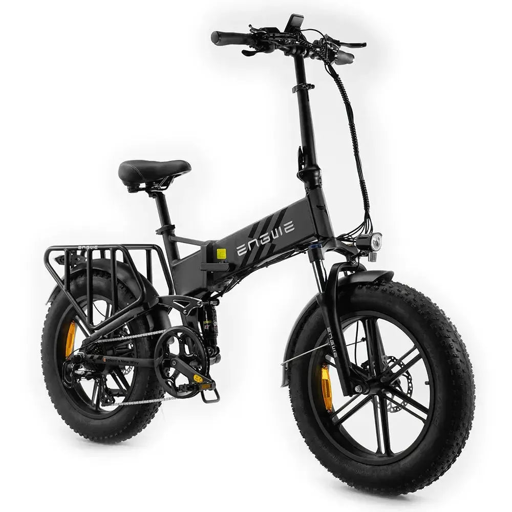 Engwe Engine Pro 2.0 Zwart – Elektrische Vouwfiets | Krachtige E-bike Veelzijdig