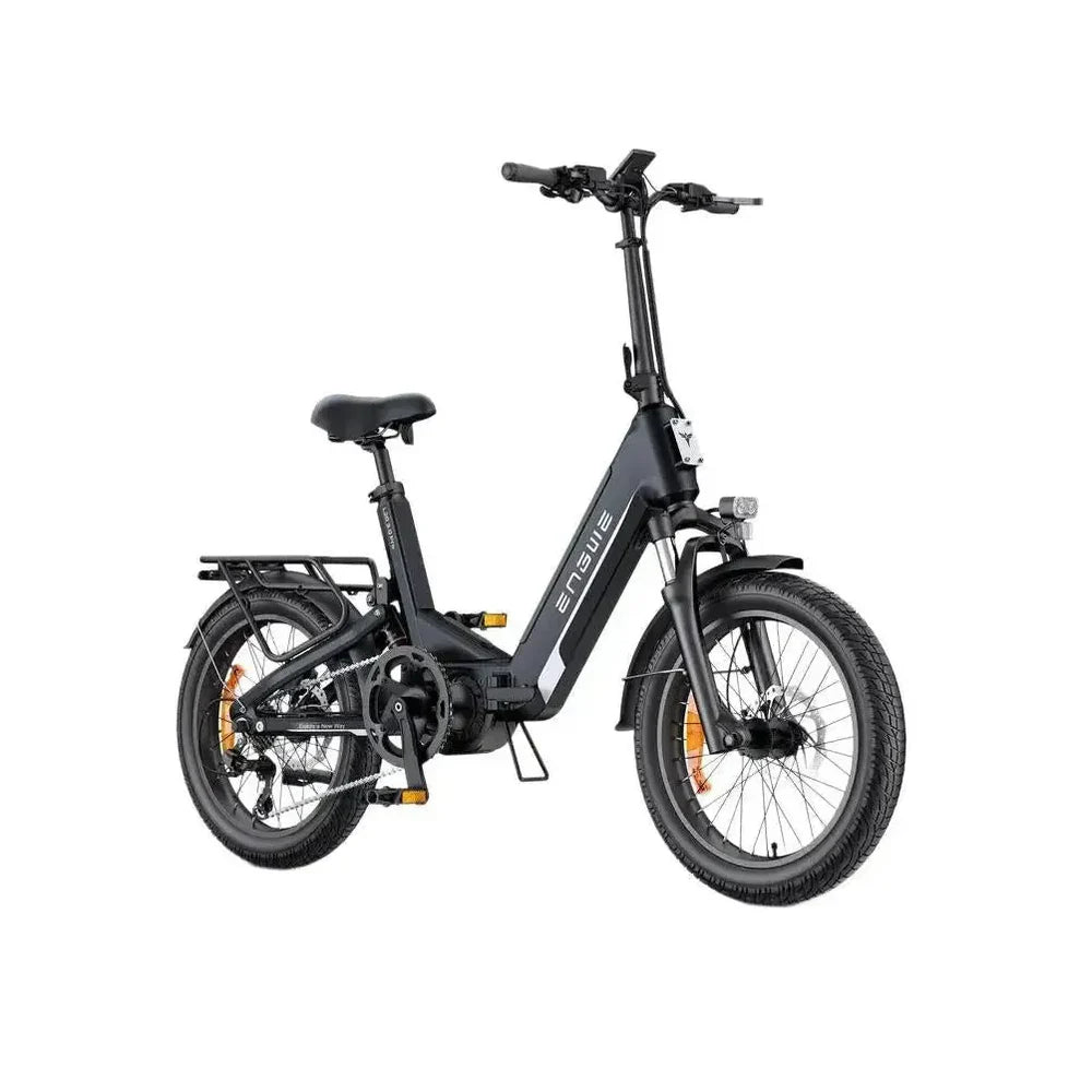 Engwe L20 3.0 Pro Zwart – Elektrische Fatbike Lage Instap Zwart | Krachtige E-bike Comfort