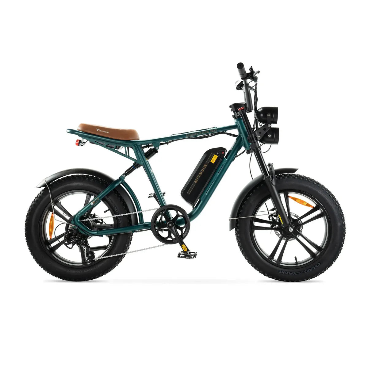 ENGWE M20 Groen – Elektrische fatbike met dubbele vering