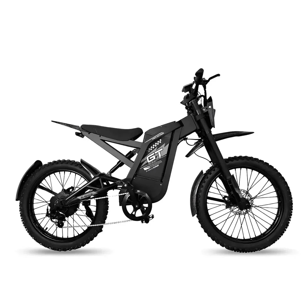 OUXI GT-2000 Zwart – krachtige elektrische fatbike
