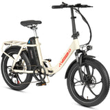 Maxtron Mule Beige – Opvouwbare Elektrische Fiets Crème | Lichte E-bike Stad & Woon-werk