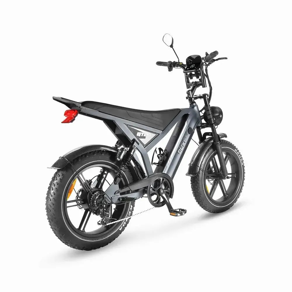 OUXI GT20 Grey – Elektrische Fatbike Stoer Design | E-bike Stad & Woon-werk 25km/u