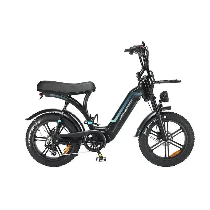 OUXI Q8 Fatbike Zwart - Lage instap