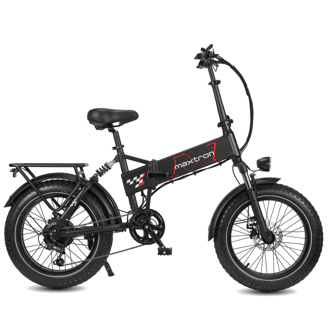 Maxtron Polaris Zwart – Opvouwbare elektrische fatbike met 624Wh accu