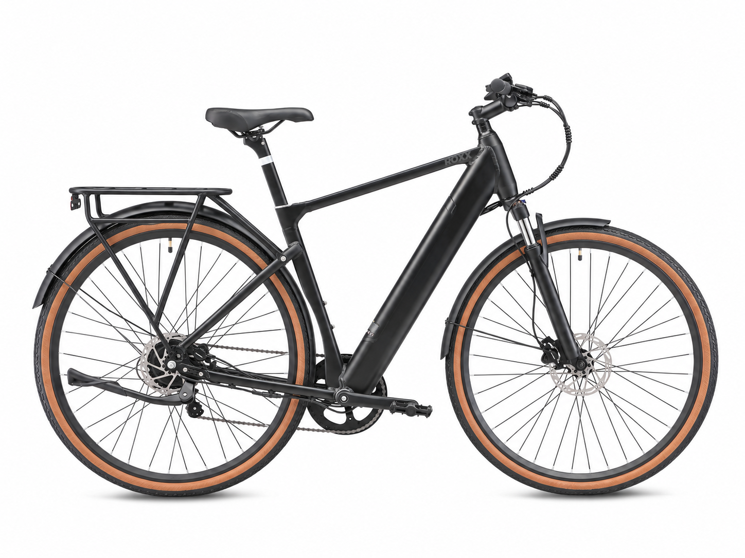 Roxx Gravel Black - Een comfortabele e-bike voor dagelijks woon-werkverkeer