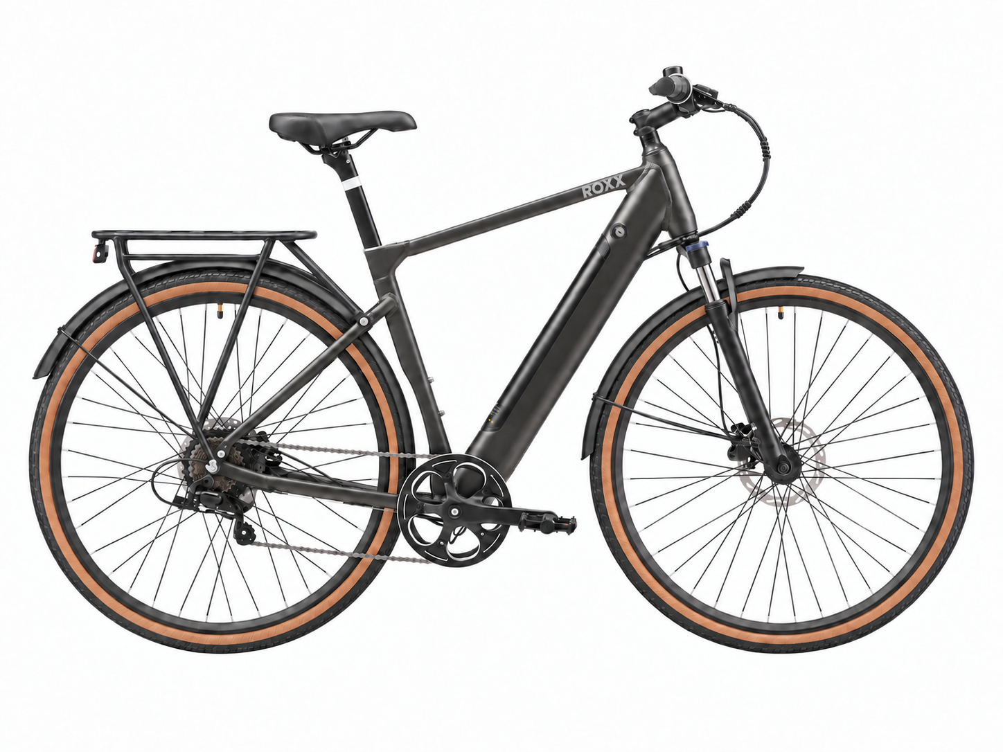 Roxx Gravel Grey - Een comfortabele e-bike voor dagelijks woon-werkverkeer