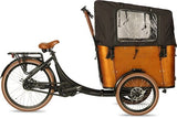 Vogue Superior Deluxe Bruin – Elektrische Bakfiets | Twee Wielen Voor