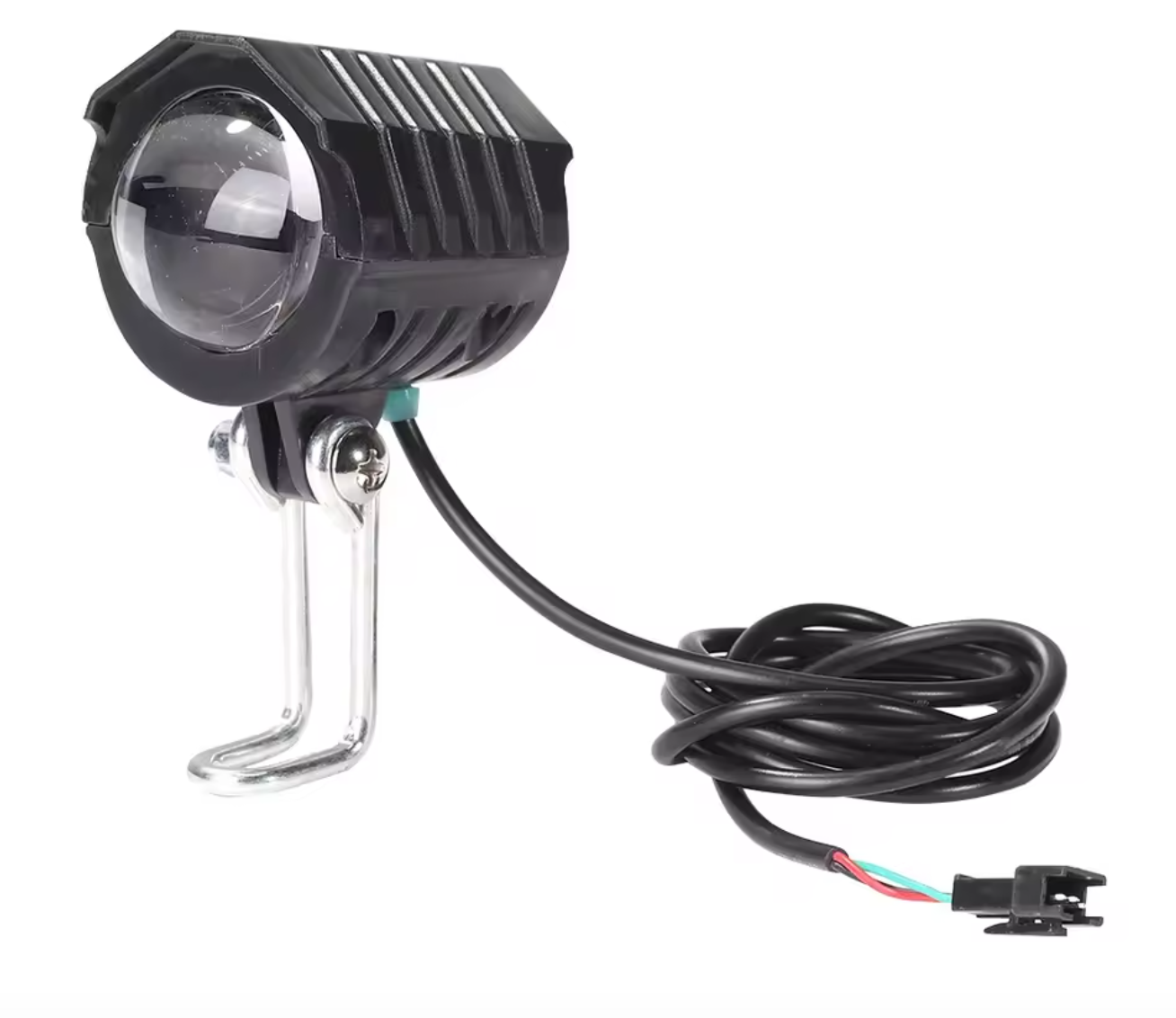 LED Voorlicht met Claxon – 2-in-1 Fietslamp voor E-bike & Elektrische Scooter