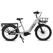 Vogue Avalanche Grijs – Elektrische Gezinsfiets Lage Instap | Voor 2 Kinderen