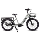 Vogue Avalanche Grijs – Elektrische Gezinsfiets Lage Instap | Voor 2 Kinderen