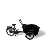 Vogue Carry 3 Zwart – Elektrische bakfiets met Bafang middenmotor