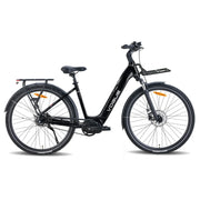 Vogue Pantheon Zwart – E-bike met middenmotor en riemaandrijving