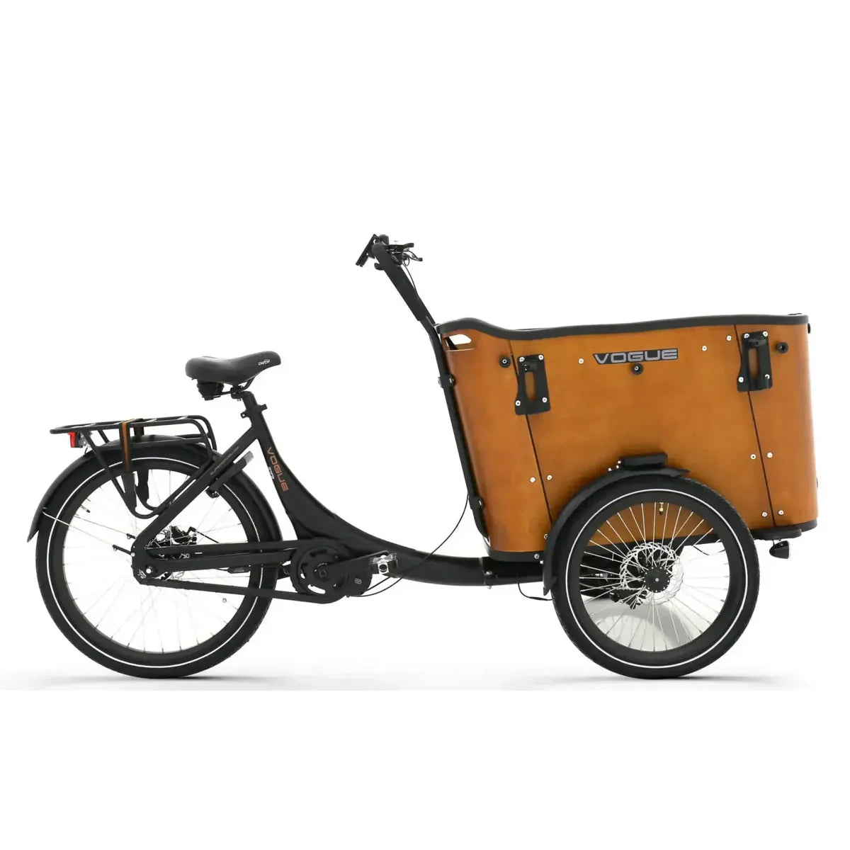 Vogue Superior Deluxe Bruin elektrische bakfiets