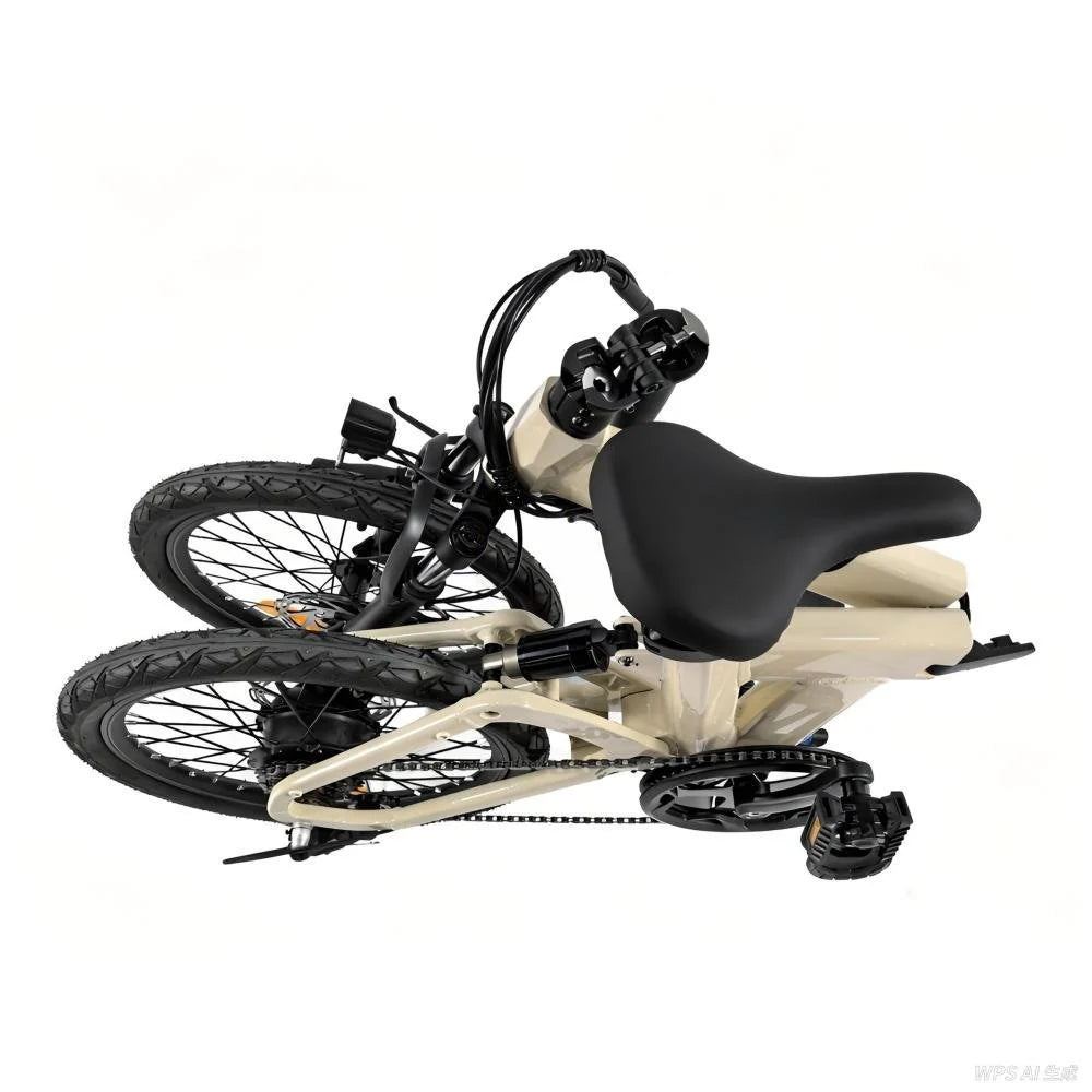 Roxx X Beige - Compacte elektrische vouwfiets voor de stad