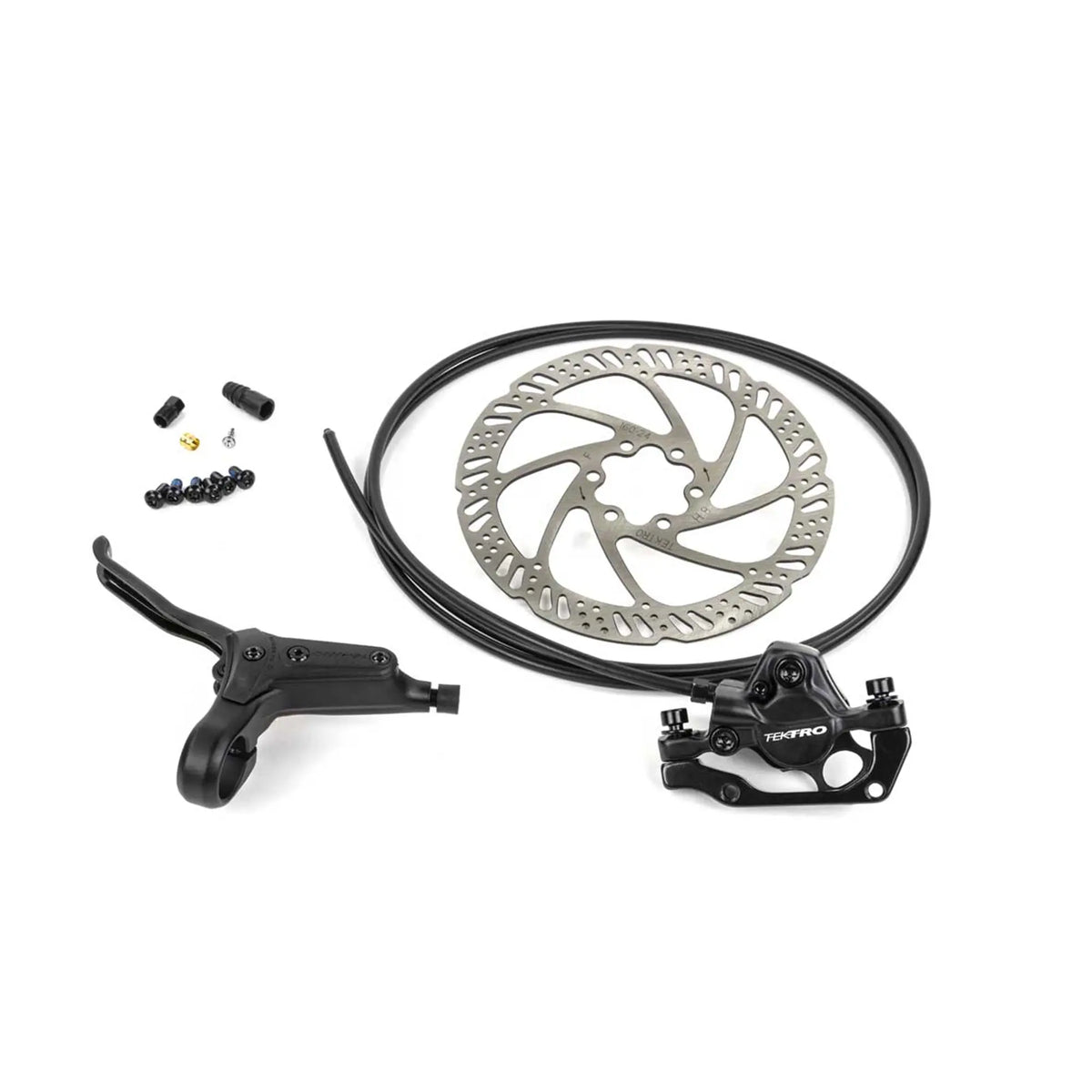 Hydraulische Tektro remset voor en achter – fietsaccessoire bij Roxx Bike