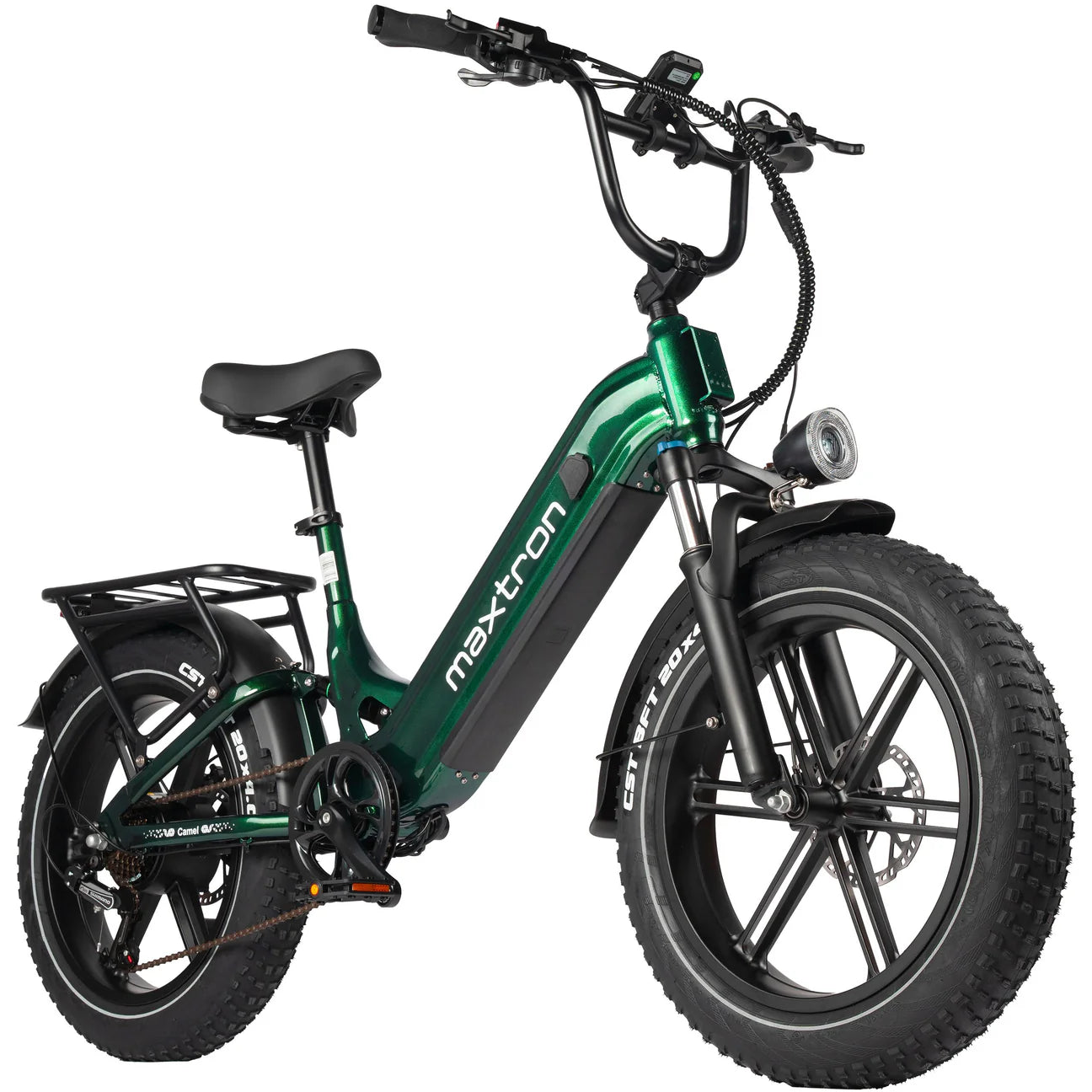 Maxtron Camel Groen – Elektrische Fatbike Groen | Stabiele E-bike Stad & Recreatief