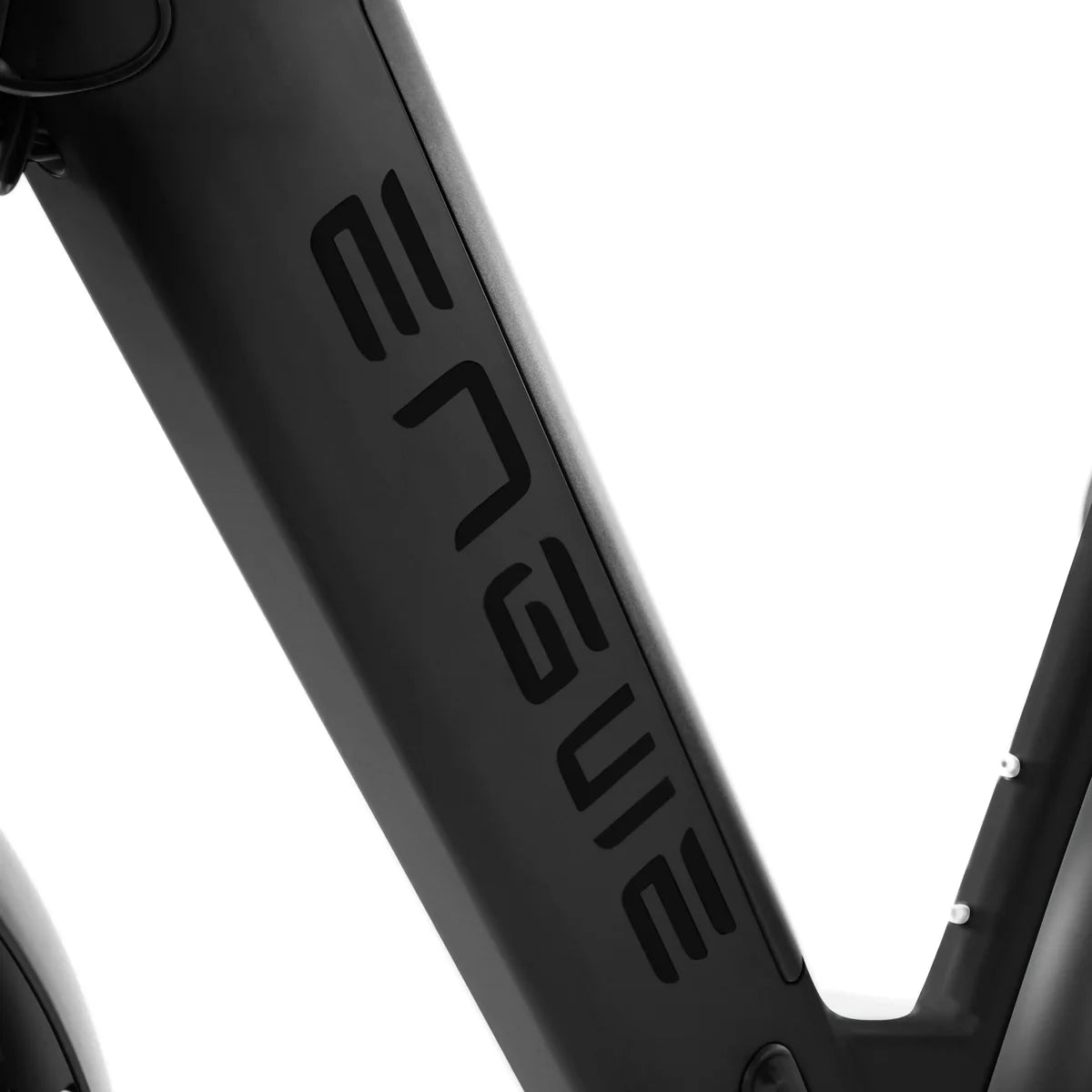 Engwe E26 zwarte elektrische fatbike met lage instap en accu, geschikt voor comfortabel dagelijks gebruik