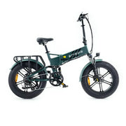 Groene Engwe Engine Pro 2.0 elektrische vouwfiets met krachtig frame en verstelbare functies, ideaal voor stadsritten.