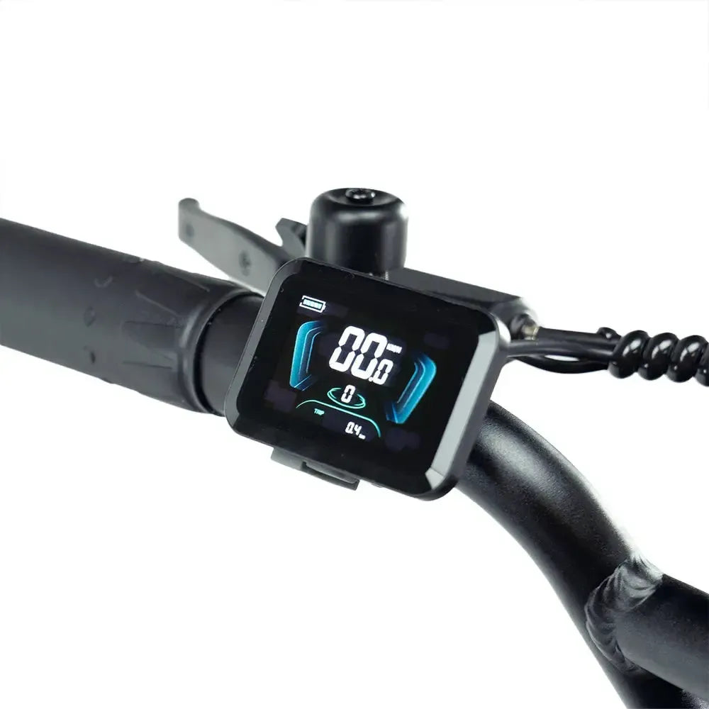Engwe L20 Boost Groen elektrische fiets in doos, comfortabele e-bike met lage instap en moderne design.