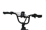 Maxtron Camel Grijs elektrische fatbike in groen, stabiel e-bike voor stads- en recreatief gebruik, met brede banden en comfortabele zithouding.
