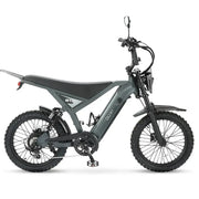 OUXI GT-20 PRO Grijs – Fatbike e-bike met dubbele vering