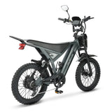 OUXI GT-20 PRO Grijs – Fatbike e-bike met dubbele vering
