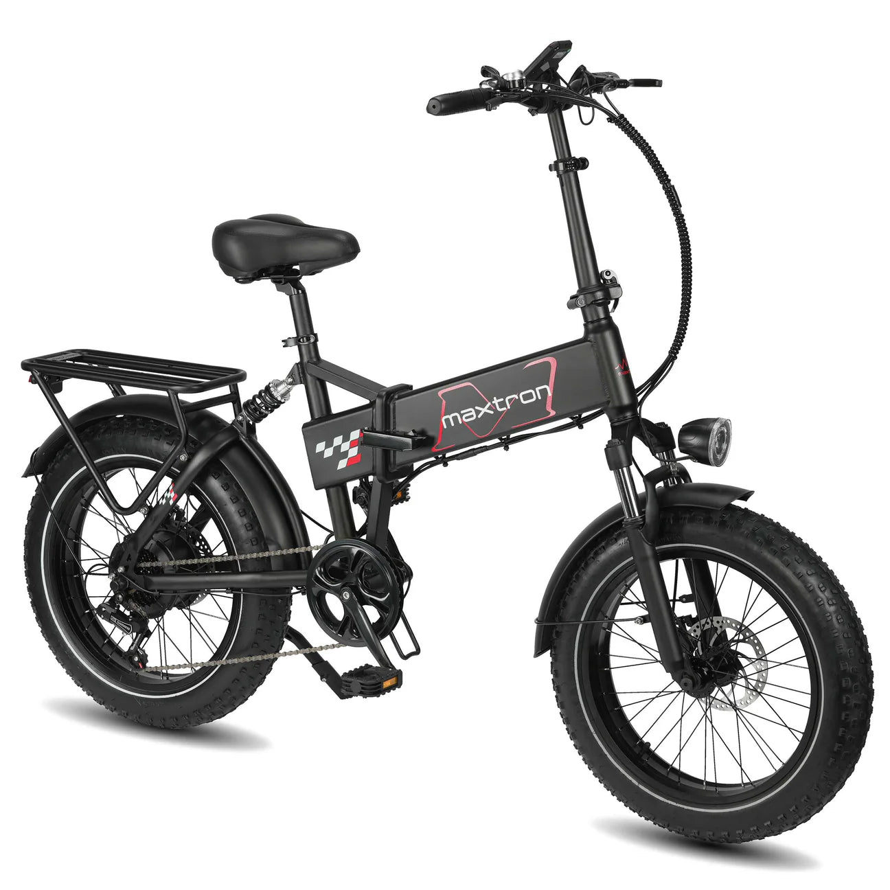 Maxtron Polaris Zwart – Opvouwbare elektrische fatbike met 624Wh accu