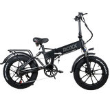 Elektrische fiets Roxx RX1+ van Roxx Bike in de doos, klaar voor montage, met zwart frame en elektrische aandrijving.