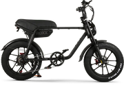 Elektrische fiets van Roxx Bike, Roxx S2+ in doos, inclusief onderdelen en accessoires voor montage.