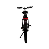 Vogue Artemis grijze elektrische fiets met middenmotor en riemaandrijving, geschikt voor comfortabel stadsvervoer.