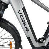 Vogue Milo Man grijze e-bike met riemaandrijving en accu, onderhoudsarm en geschikt voor dagelijks gebruik