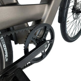 Vogue Nova Man bruine sportieve e-bike met geïntegreerde accu, klaar voor gebruik.