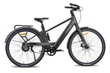 Zwarte Vogue Nova Man elektrische herenfiets in doos, stijlvolle E-bike geschikt voor stadsgebruik en comfortabel rijden