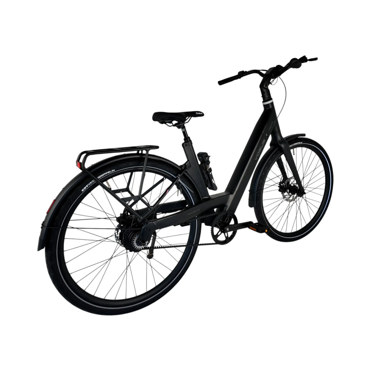 Vogue Nova Zwart – automatische e-bike met riemaandrijving