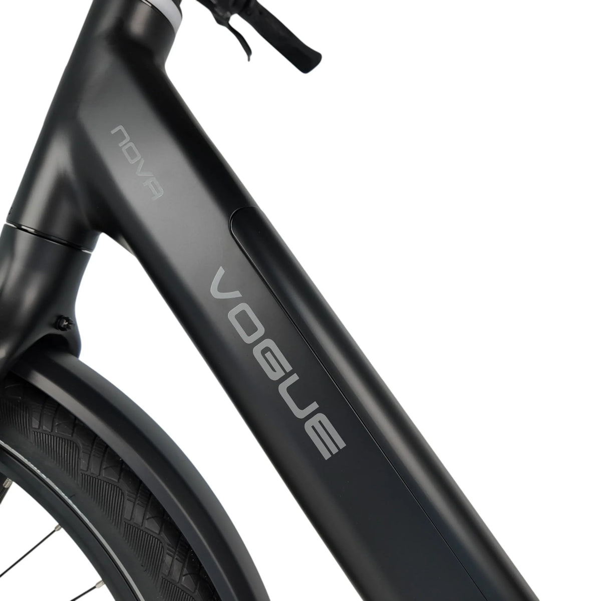 Vogue Nova Zwart – automatische e-bike met riemaandrijving