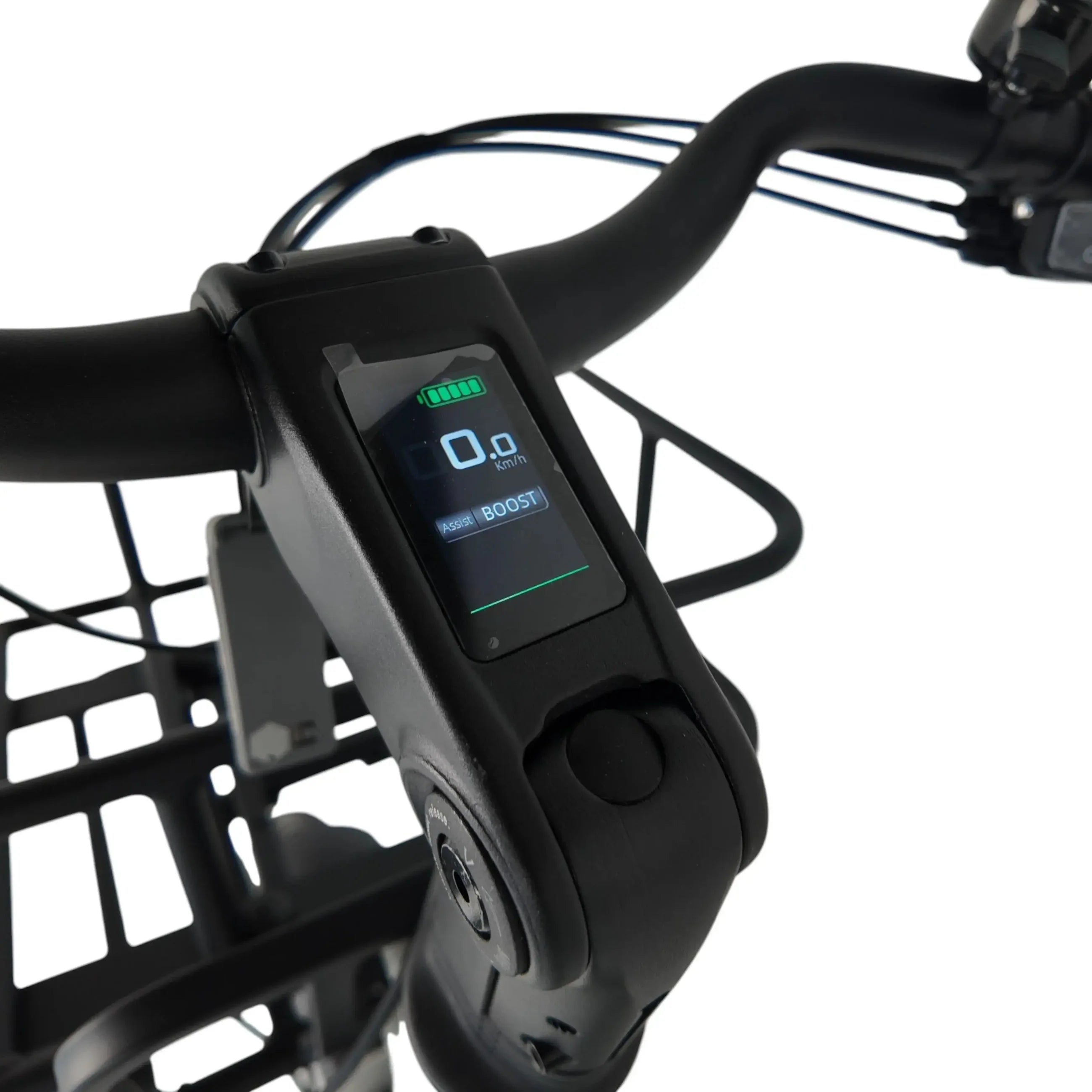 Vogue Avalanche Matt Zwart elektrische fiets met Shimano middenmotor en slanke frame, geschikt voor comfortabel stadsgebruik
