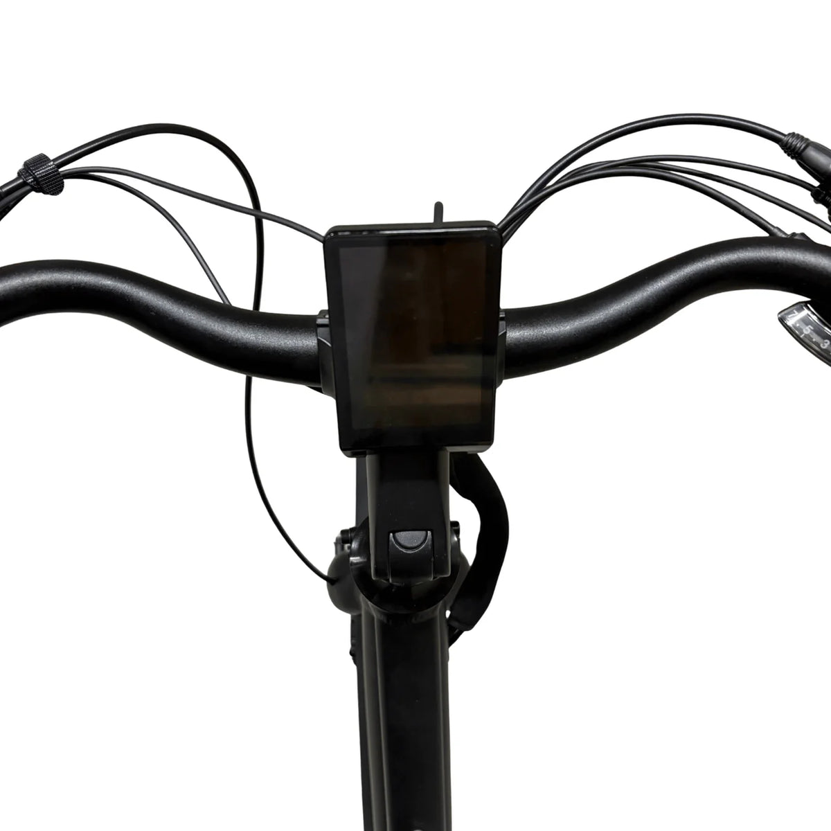 Vogue Wonder Zwart elektrische longtail fiets voor gezinsgebruik, in doos, klaar voor montage, stijlvolle en praktische elektrische fiets.