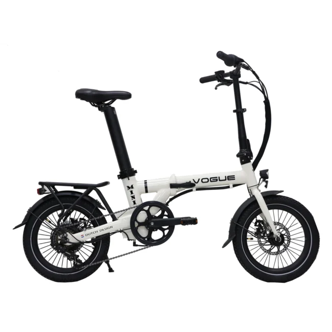Vogue Mini Fashion Grijs – Compacte elektrische vouwfiets voor dagelijks gebruik