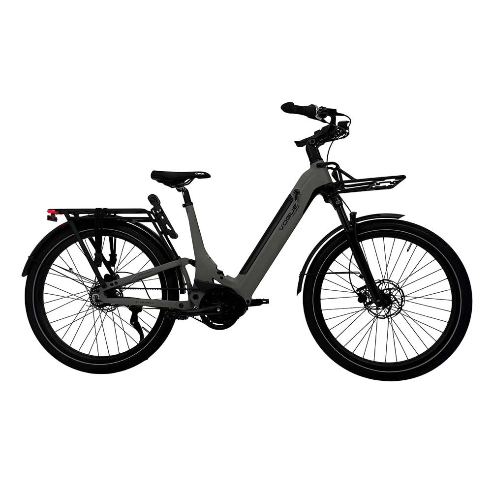 Vogue Artemis Grijs – Elektrische Fiets Middenmotor | Riemaandrijving
