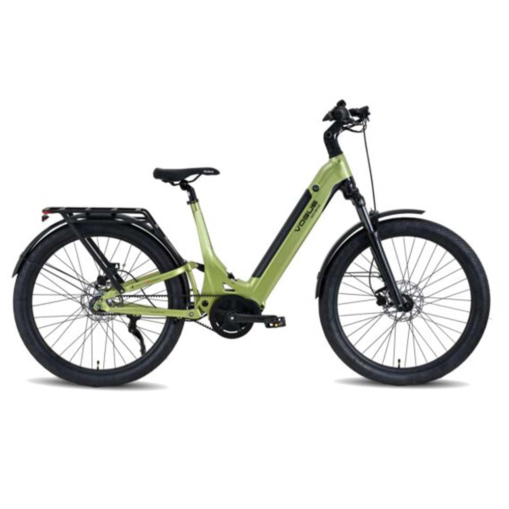 Vogue Artemis Groen – Elektrische Fiets Middenmotor | Riemaandrijving