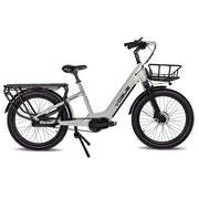 Vogue Avalanche Grijs – Elektrische Gezinsfiets Lage Instap | Voor 2 Kinderen