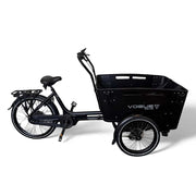 Vogue Carry 3 Zwart – Elektrische bakfiets met Bafang middenmotor