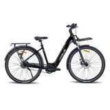 Vogue Pantheon Zwart – E-bike met middenmotor en riemaandrijving